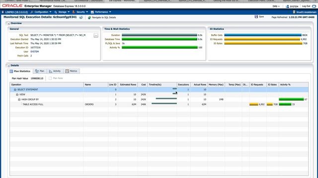 SQL Monitoring - Execution Timeline Demos смотреть онлайн