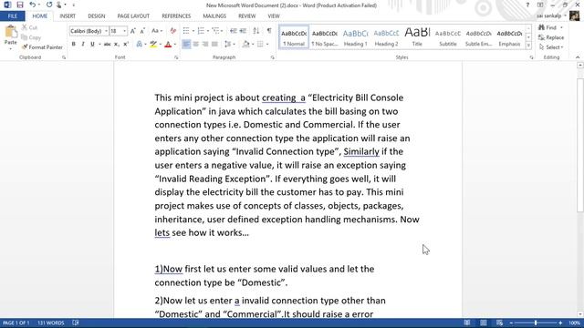 Electronic Bill Calculation Console Application In Java смотреть онлайн