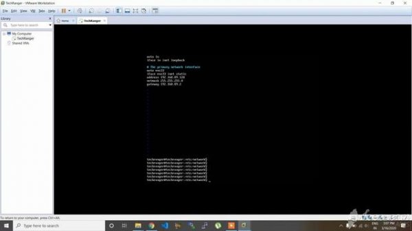 HOW TO ASSIGN A STATIC IP IN VMWARE WORKSTATION UNIX OPERATING SYSTEM | GEEKPHISHER TECHNOLOGIES