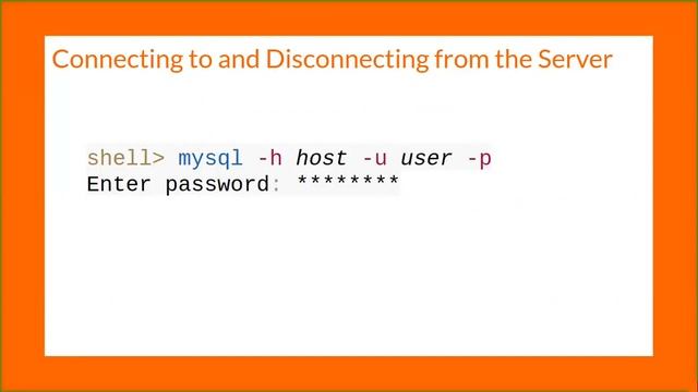 Connecting to and Disconnecting from the Server смотреть онлайн