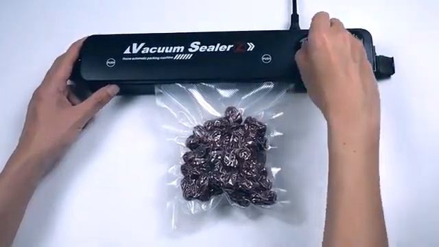 Вакуумный упаковщик + 10 пакетов, Вакууматор Vacuum Sealer смотреть онлайн