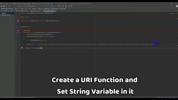 Play Video in Android Studio - Video in Android App - Play Video in Android from URL
