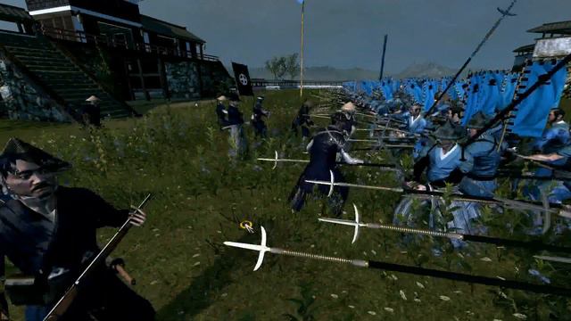 Total war Shogun 2 "Закат самураев" Обзор отрядов:№2 Ополчение с копьями смотреть онлайн