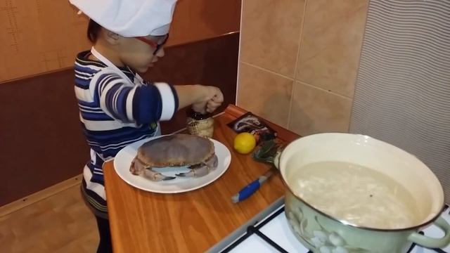 Варим краба!) Шеф - 6-летний Лев Бондаренко смотреть онлайн