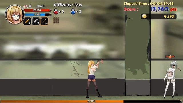 [Ryona] Virus Z Police Girl Stage 5