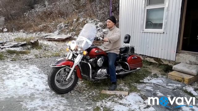 Кавасаки Вулкан 1500, ставим на зиму в тепло смотреть онлайн