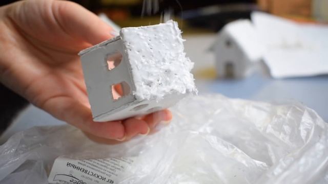 Рождественская деревня. Домики своими руками | DIYideas