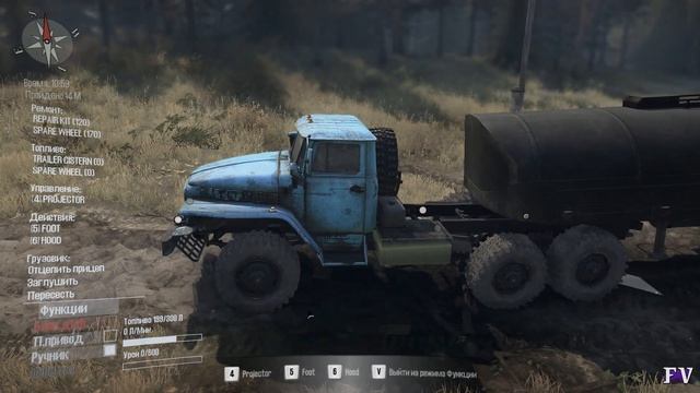 Spintires Mudrunner: Урал-375 [v.14.03.18] смотреть онлайн