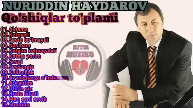 Nuriddin Haydarov Qo'shiqlar To'plami