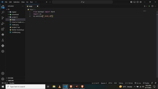 Create Your Own AI Chatbot with 5 Lines of Python Code смотреть онлайн