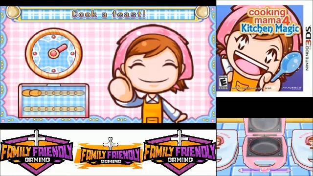 Cooking Mama 4 Kitchen Magic 3DS Pancakes смотреть онлайн