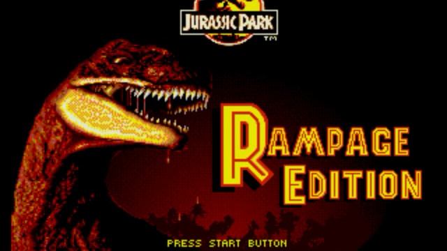 Jurassic Park Rampage Edition - River Run: T-Rex Attack смотреть онлайн