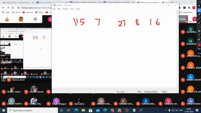 Class Recording Matrix Manipulation XI (Date : 25-9-2020) смотреть онлайн