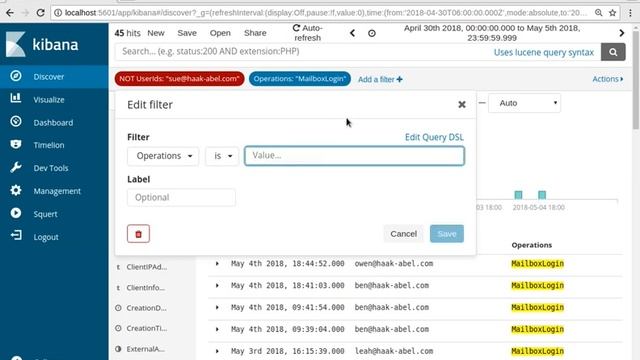 Kibana - How To Filter (example #1)