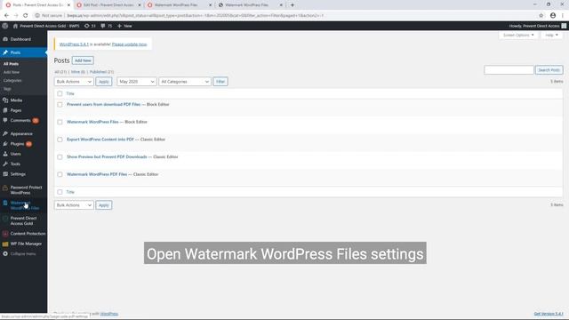 PDA Gold Tutorial | How to Export WordPress Posts to a PDF file смотреть онлайн