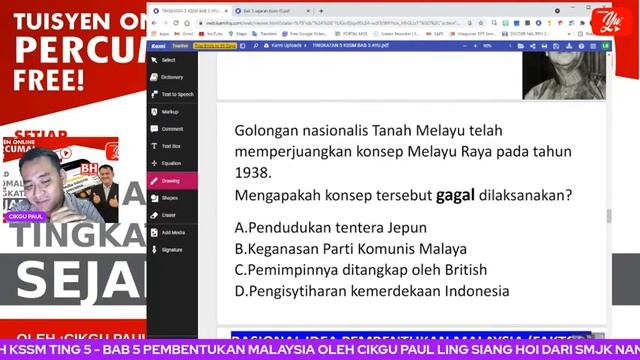 ?[LIVE] SEJARAH KSSM TING 5 - BAB 5 - 5.1 & 5.2 OLEH CIKGU PAUL LING SIANG HOI #03 #TUISYENPERCUMA смотреть онлайн