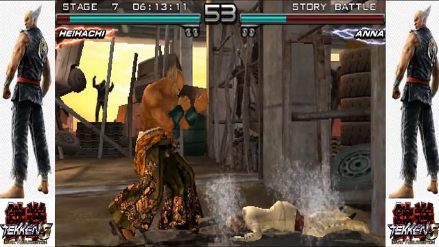 TEKKEN 5 DARK RESSURECTION HEIHACHI MICHIMA (RETROARCH) смотреть онлайн