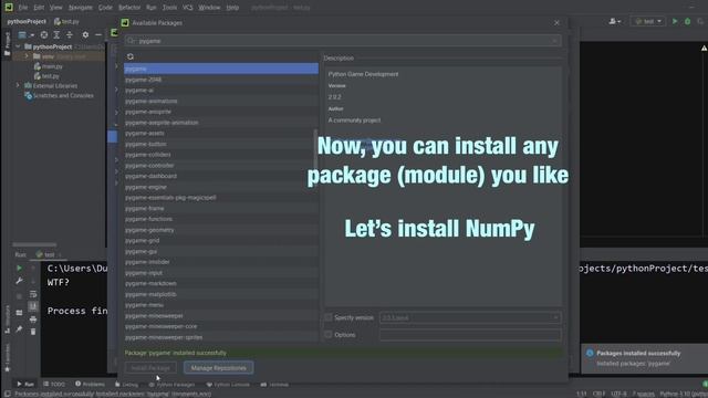 How to Install Python Packages in PyCharm смотреть онлайн