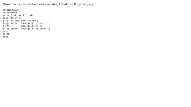 Unix & Linux: getopts for parsing both long and short options (2 Solutions!!) смотреть онлайн