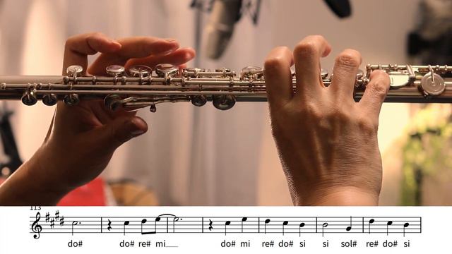 JVKE - golden hour - Flute Cover + on-screen sheet music смотреть онлайн