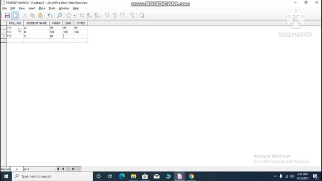 Libreoffice Base - Create table in design view смотреть онлайн