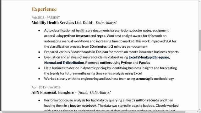Data Analyst Resume Examples | Data Analyst Resume Sample смотреть онлайн