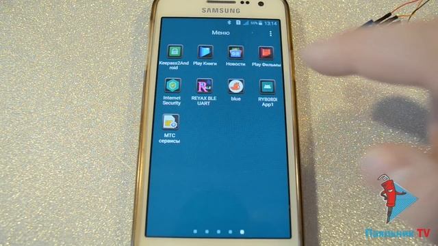 Bluetooth + Android на модуле RYB080I смотреть онлайн