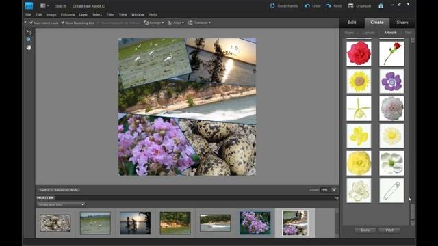 Photoshop Elements 9 Photo Collage