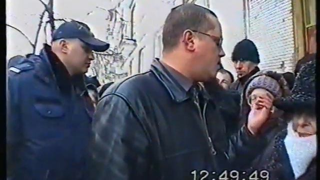 Лиепая, Военный городок. Выселение из квартиры за долги. 28/01/2004