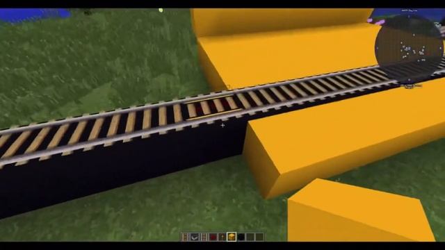 Как сделать железную дорогу (метро) со станциями / Minecraft / Без командного блока смотреть онлайн