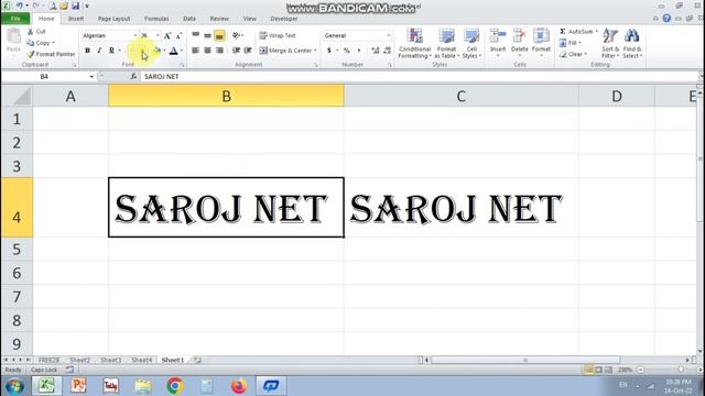 How to change Font in excel,font size& colour,How to bold,Italic,Underline in excel 2022 смотреть онлайн