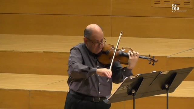 Miguel Bustamante - 'Intermitencias. Para violín solo'. Manuel Guillén, violín. смотреть онлайн