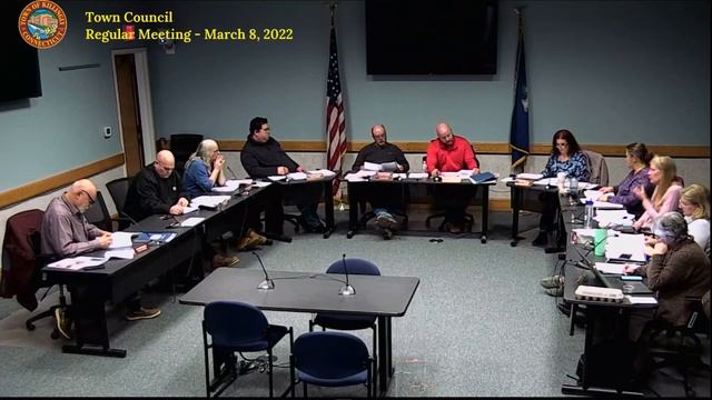 Town Council Regular Meeting 3/8/21 смотреть онлайн