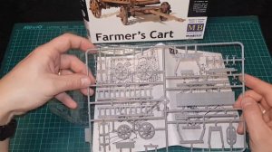 Обзор Master Box 3537 "Крестьянская телега" 1/35, сборка и простая окраска модели.