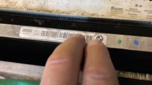Замена радиатора кондиционера BMW X5 E70.