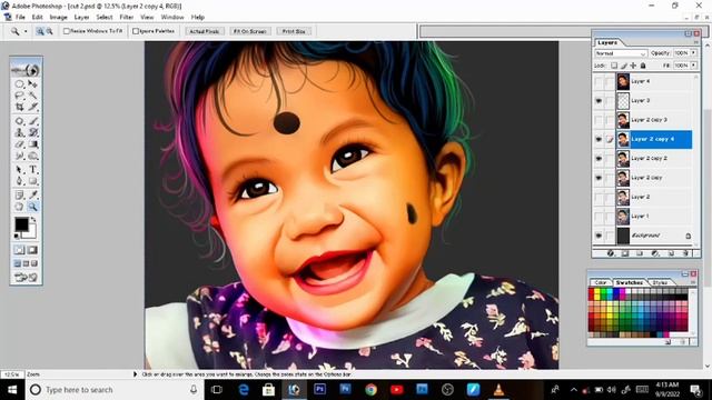 skin colour correction tutorial vinoth digital art смотреть онлайн