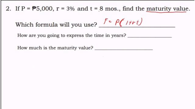 GENMATH MODULE 2| INTEREST, MATURITY, FUTURE, AND PRESENT VALUES IN SIMPLE INTEREST Activity 1.1-1. смотреть онлайн