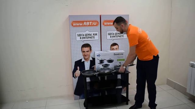 Видеообзор набора посуды Sentore Apposito CS501 I Teflon Select со специалистом от RBT.ru смотреть онлайн