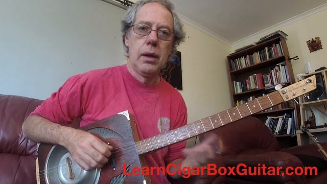 Learning to hear I IV and V chords - LearnCigarBoxGuitar.com смотреть онлайн