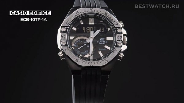 Обзор часы Casio Edifice ECB-10TP - купить на Bestwatch.ru