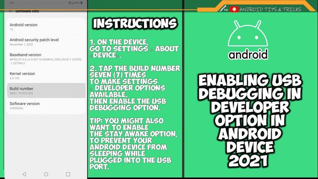 Enabling Developer Option & USB Debugging on any Android Device 2021 -LG, Oppo,Samsung,Nokia,Huawei смотреть онлайн