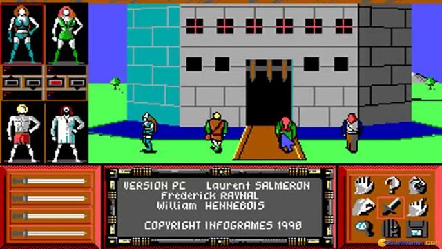 Drakkhen gameplay (PC Game, 1989) смотреть онлайн