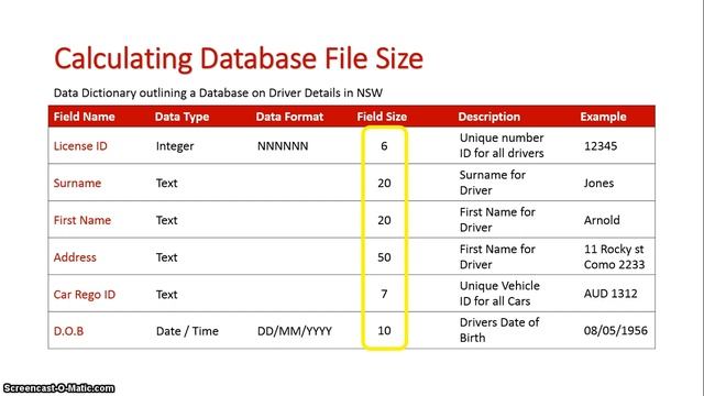Calculating the File Size of a Database смотреть онлайн