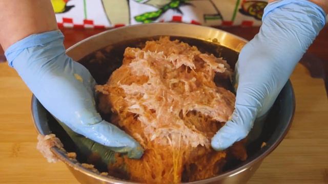 Мясные гнёзда из фарша с грибной начинкой Новый год 2021 смотреть онлайн