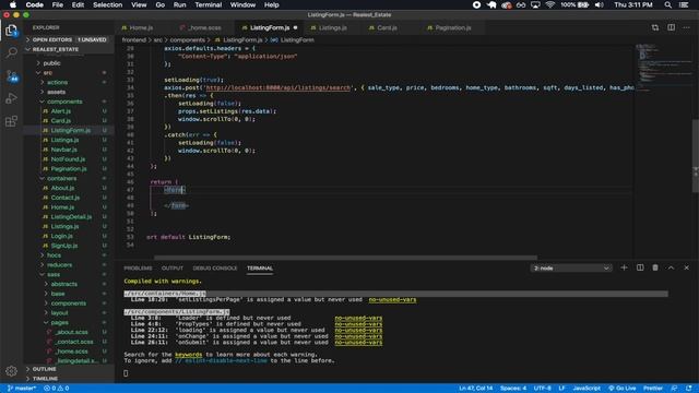 Django React Full Stack Real Estate App | Part 10 - Home Page смотреть онлайн