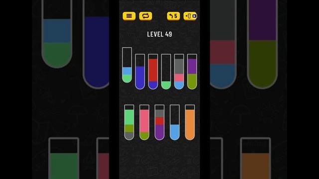 Water sort puzzle level 49