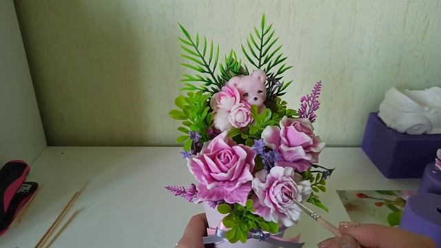 Бюджетный букет из мыла. Мыловарение. soap. мыльные розы смотреть онлайн