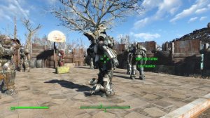 Fallout 4 Одеваем напарников в силовую броню