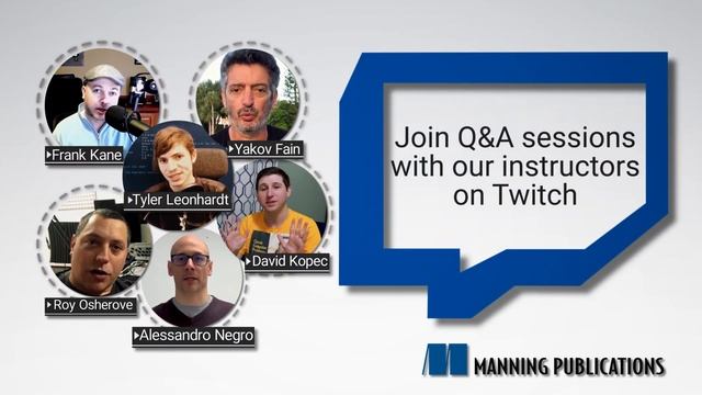Amazing tech experts streaming LIVE! | Manning on Twitch | Manning Publications смотреть онлайн