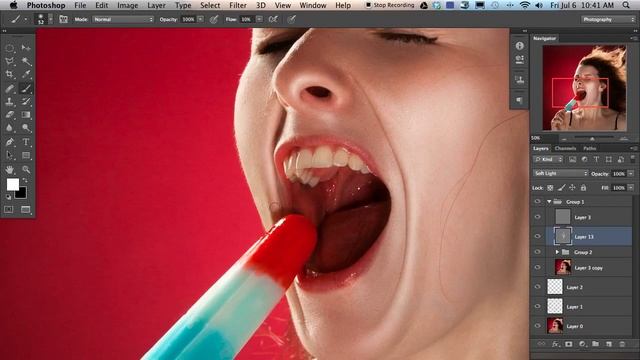 Photoshop Commercial Portrait Editing смотреть онлайн
